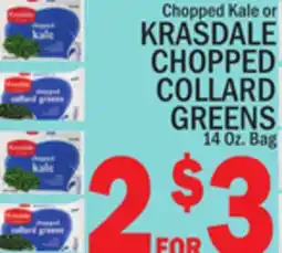 C Town KRASDALE CHOPPED COLLARD GREENS, 14 Oz. Bag offer