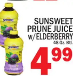 C Town SUNSWEET PRUNE JUICE w/ELDERBERRY offer