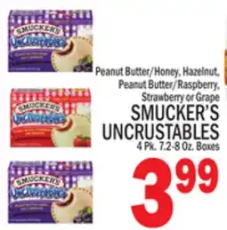 C Town SMUCKER'S UNCRUSTABLES offer