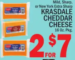 C Town KRASDALE CHEDDAR CHEESE offer