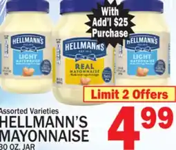 C Town HELLMANN'S MAYONNAISE offer