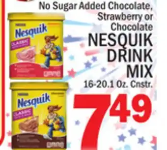 C Town NESQUIK DRINK MIX offer