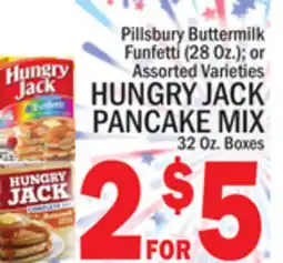 C Town HUNGRY JACK PANCAKE MIX 32 Oz. Boxes offer
