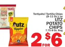 C Town UTZ POTATO CHIPS 7.75-8 Oz. Bag offer