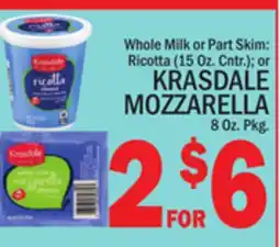 C Town KRASDALE MOZZARELLA offer