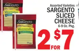 C Town SARGENTO SLICED CHEESE offer