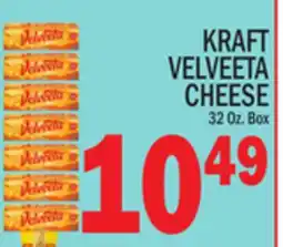 C Town KRAFT VELVEETA CHEESE offer