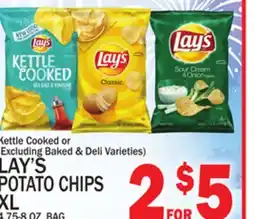 C Town LAY'S POTATO CHIPS XL offer