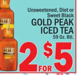 C Town GOLD PEAK ICED TEA offer