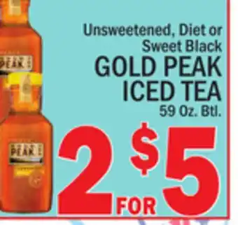 C Town GOLD PEAK ICED TEA offer