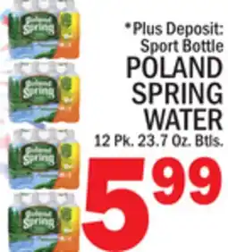 C Town POLAND SPRING WATER offer