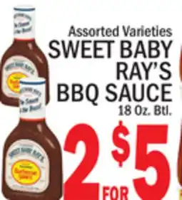 C Town SWEET BABY RAY'S BBQ SAUCE offer
