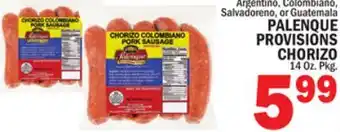 C Town PALENQUE PROVISIONS CHORIZO offer