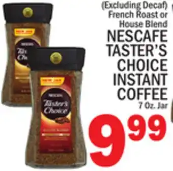 C Town NESCAFE TASTER'S CHOICE INSTANT COFFEE offer