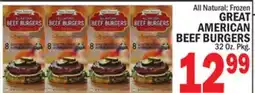 C Town GREAT AMERICAN BEEF BURGERS offer