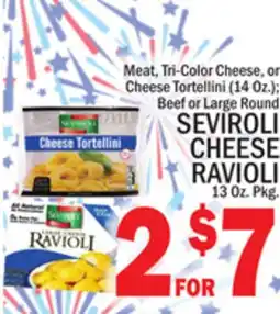 C Town SEVIROLI CHEESE RAVIOLI 13 Oz. Pkg offer