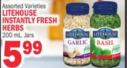 C Town LITEHOUSE INSTANTLY FRESH HERBS offer
