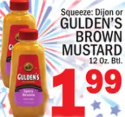 C Town GULDEN'S BROWN MUSTARD offer