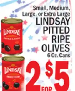 C Town LINDSAY PITTED RIPE OLIVES offer