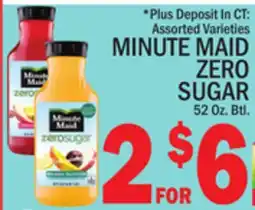 C Town MINUTE MAID ZERO SUGAR offer