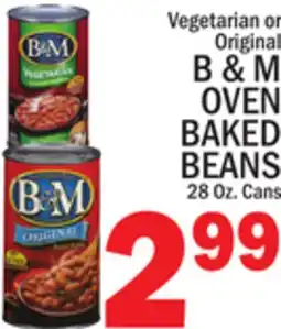 C Town B & M OVEN BAKED BEANS offer