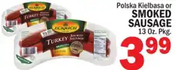 C Town ECKRICH Polska Kielbasa or SMOKED SAUSAGE offer