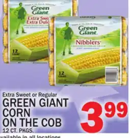 C Town GREEN GIANT CORN ON THE COB offer