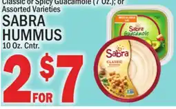 C Town SABRA HUMMUS 10 Oz. Cntr offer