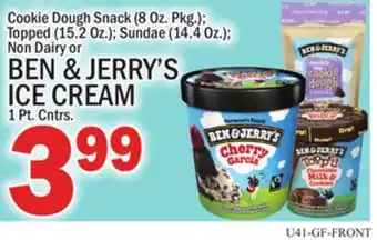 C Town BEN & JERRY'S ICE CREAM offer
