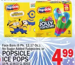 C Town POPSICLE ICE POPS 18 PK. 10.96-33 OZ. BOXES offer