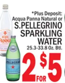 C Town S. PELLEGRINO SPARKLING WATER offer