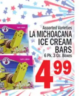 C Town LA MICHOACANA ICE CREAM BARS offer