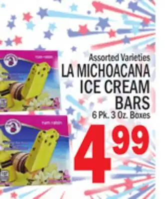 C Town LA MICHOACANA ICE CREAM BARS offer