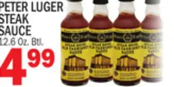 C Town PETER LUGER STEAK SAUCE offer