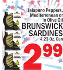 C Town BRUNSWICK SARDINES offer