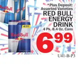 C Town RED BULL ENERGY DRINK offer