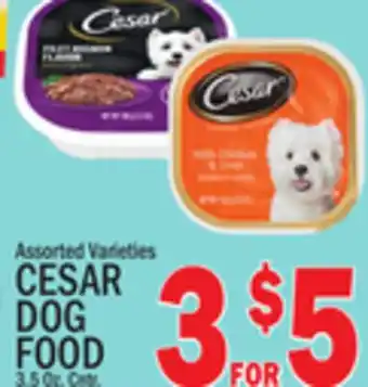 C Town CESAR DOG FOOD offer