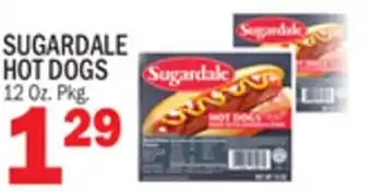 C Town SUGARDALE HOT DOGS offer