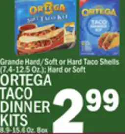 C Town ORTEGA TACO DINNER KITS 8.9-15.6 Oz. Box offer