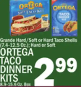 C Town ORTEGA TACO DINNER KITS 8.9-15.6 Oz. Box offer
