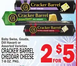 C Town CRACKER BARREL CHEDDAR CHEESE offer