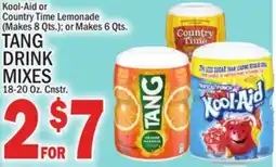 C Town TANG DRINK MIXES 18-20 Oz. Cnstr offer