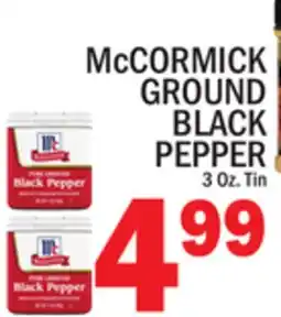 C Town McCORMICK GROUND BLACK PEPPER offer