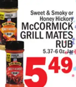 C Town McCORMICK GRILL MATES RUB offer