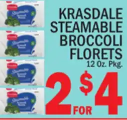C Town KRASDALE STEAMABLE BROCCOLI FLORETS offer
