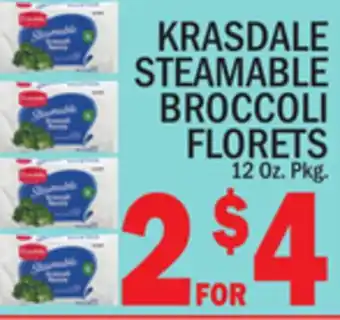 C Town KRASDALE STEAMABLE BROCCOLI FLORETS offer