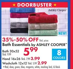 Boscov's Bath Essentials by ASHLEY COOPER offer