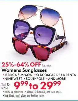 Boscov's Womens Sunglasses offer