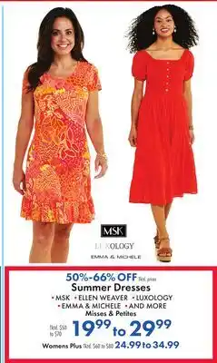 Boscov's Summer Dresses offer