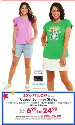Boscov's Casual Summer Styles offer